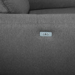 Larsen Power Reclining Loveseat - Platinum Grey