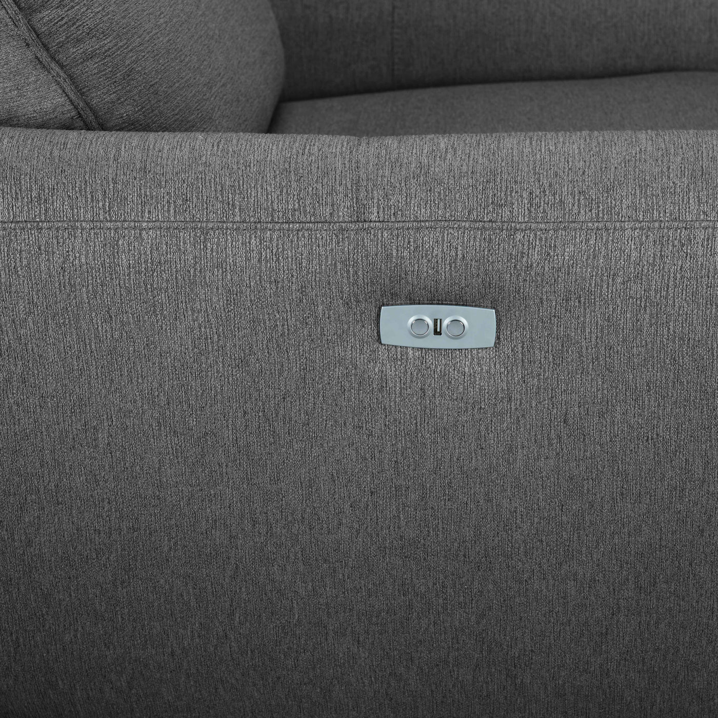Larsen Power Reclining Loveseat - Platinum Grey
