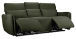Larsen Power Reclining Sofa - Olive