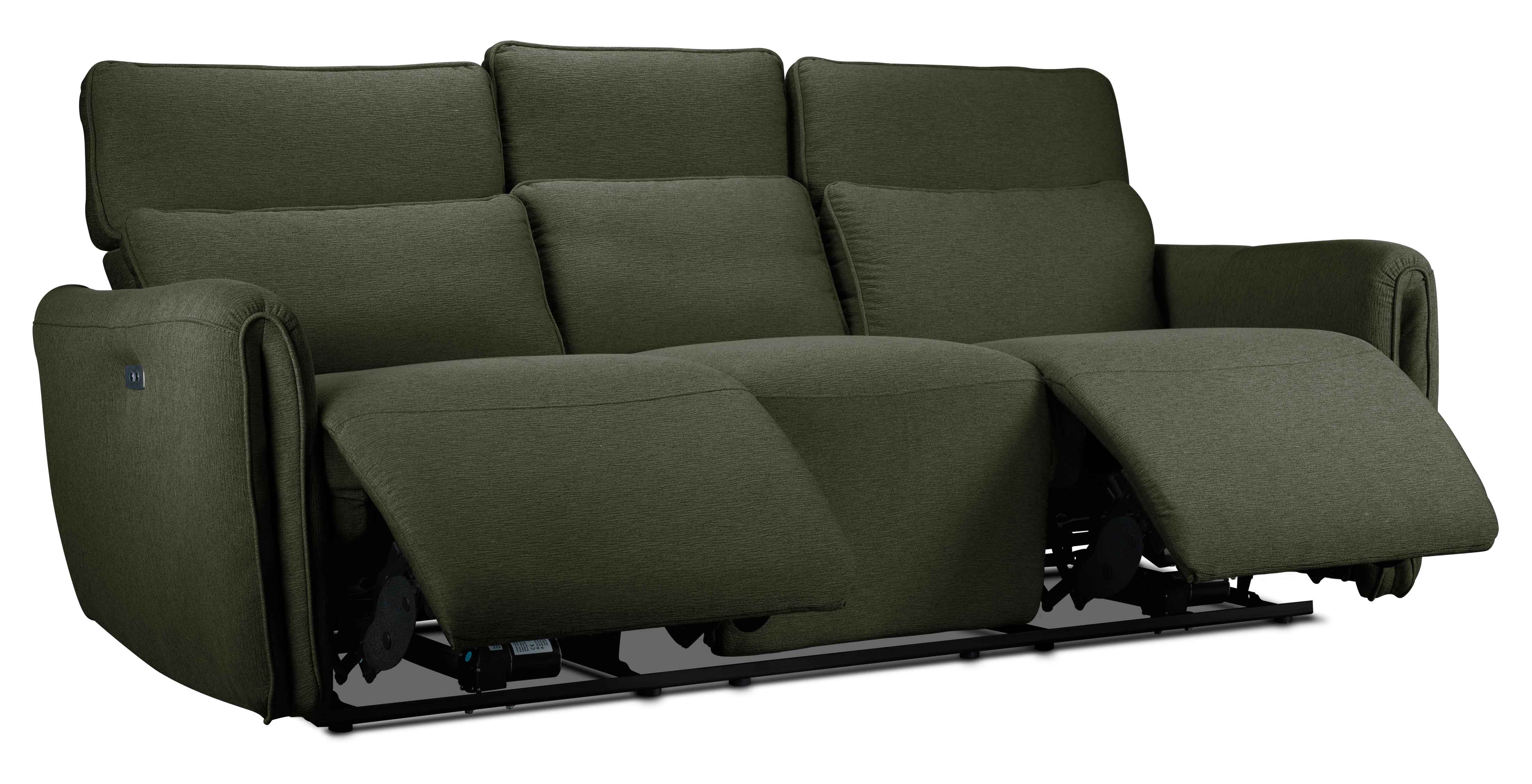 Larsen Power Reclining Sofa - Olive