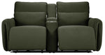 Larsen Power Reclining Loveseat - Olive