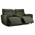 Larsen Power Reclining Loveseat - Olive