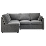 Portland 3-Piece Sectional with Right-Facing Pop-Up Bed - Grey