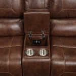 Jennings Power Reclining Loveseat - Mesquite Brown