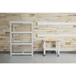 Gladiator Hammered White 3' Wide Mobile Workstation - GAMW36HWKW