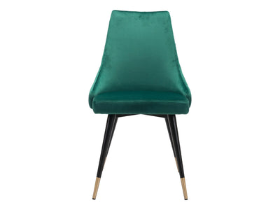Travis Dining Chair - Green Velvet - Set of 2