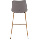 Billinton Bar Chair - Grey/Gold