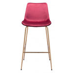 Billinton Bar Chair - Candy Apple Red/Gold
