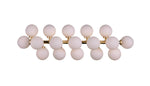 Arya 17 Light Wall Sconce - Satin Gold