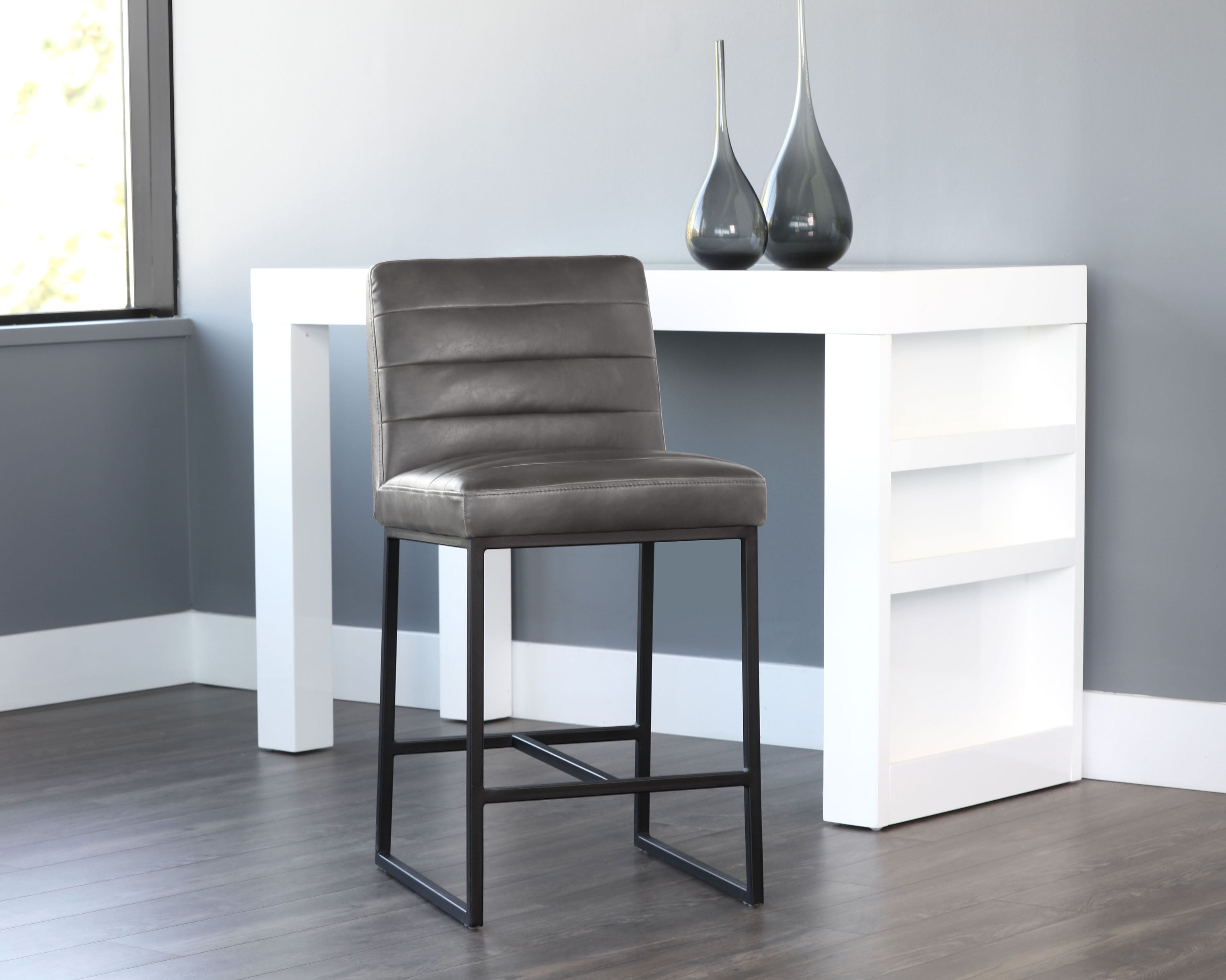 Spyros Counter Stool - Grey
