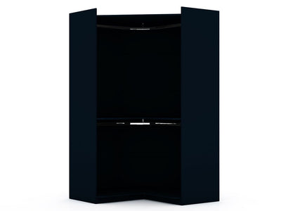 Oulu Open Corner Wardrobe - Midnight Blue