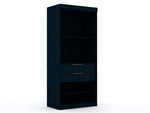 Oulu 2-Piece Open Sectional Wardrobe - Midnight Blue