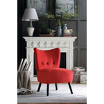 Mimi Accent Chair - Red Velvet