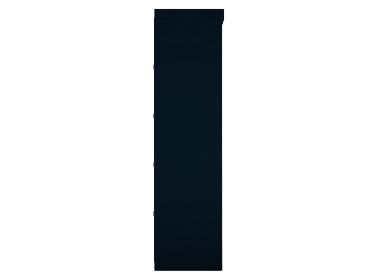 Oulu Semi-Open 3-Piece Modular Corner Wardrobe - Midnight Blue