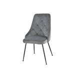 Plumeria Side Chair - Grey, Black