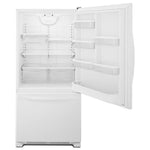 Whirlpool White Bottom Freezer Refrigerator (22 Cu.Ft.) - WRB322DMBW