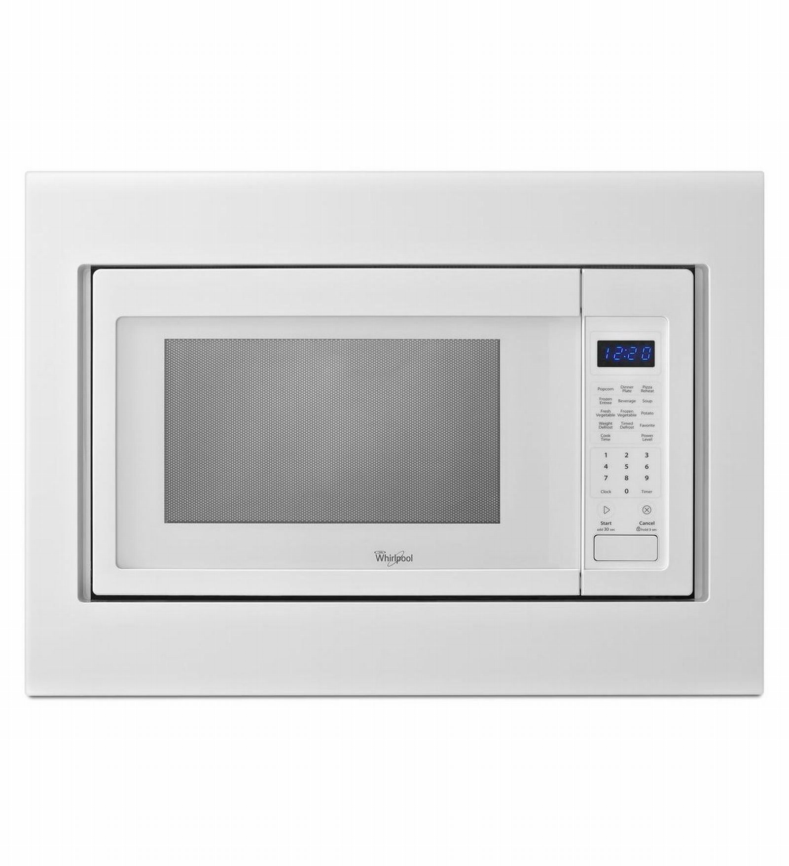 Unbranded White Countertop Microwave Trim Kit (27 inch.) -MK2167AW