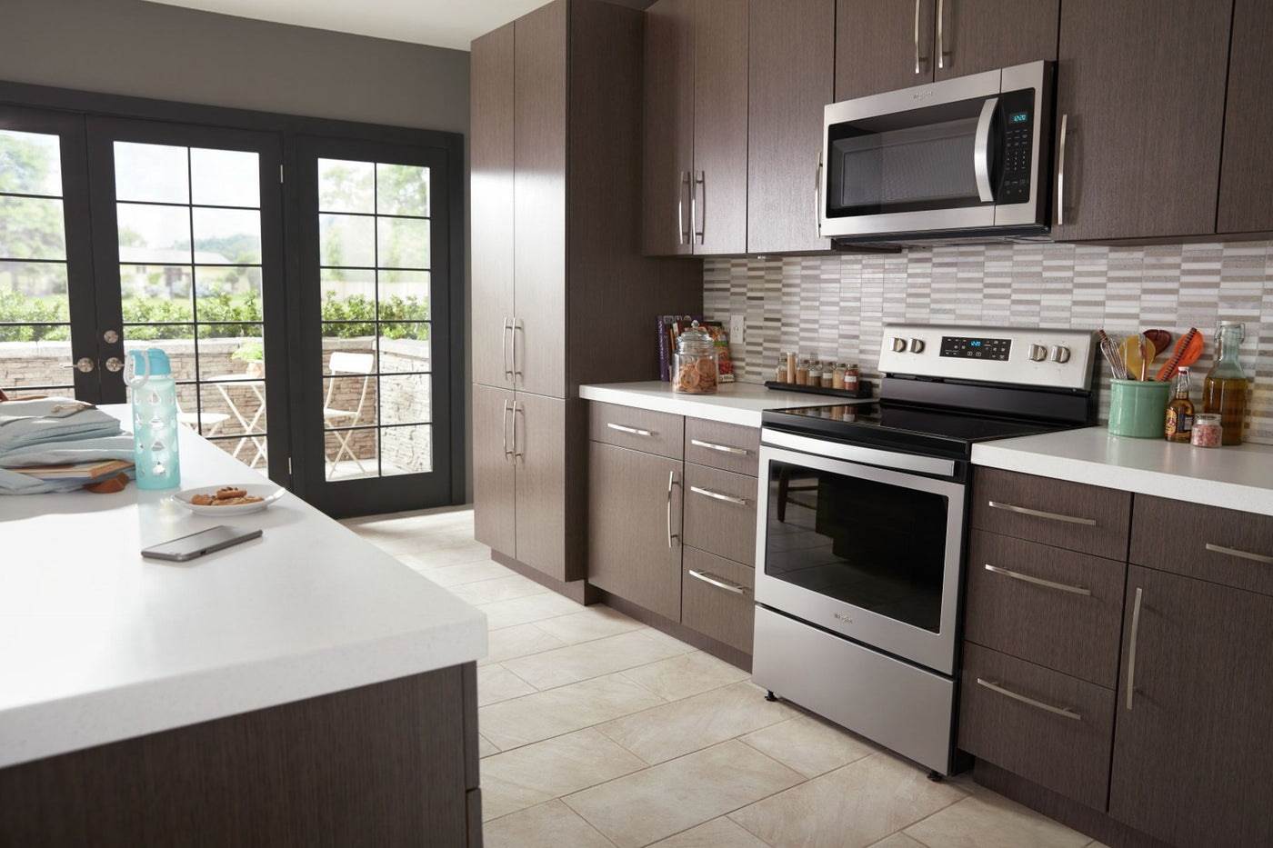 Whirlpool Stainless Steel Over-the-Range Microwave and Hood Combination (1.7 Cu.Ft.) - YWMH31017HS