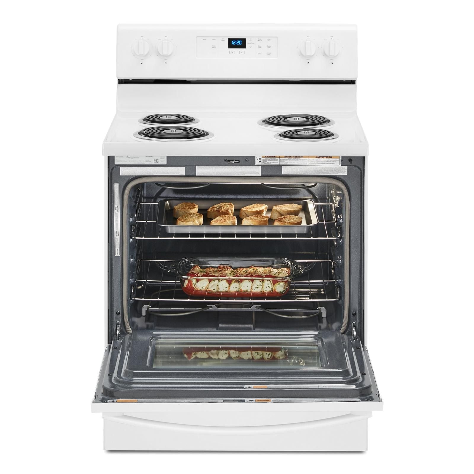 Whirlpool White Freestanding Electric Range (4.8 Cu. Ft.) - YWFC315S0JW