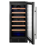 Whirlpool Black-on-Stainless Undercounter Wine Center (7.6 Cu. Ft.) - WUW35X15DS