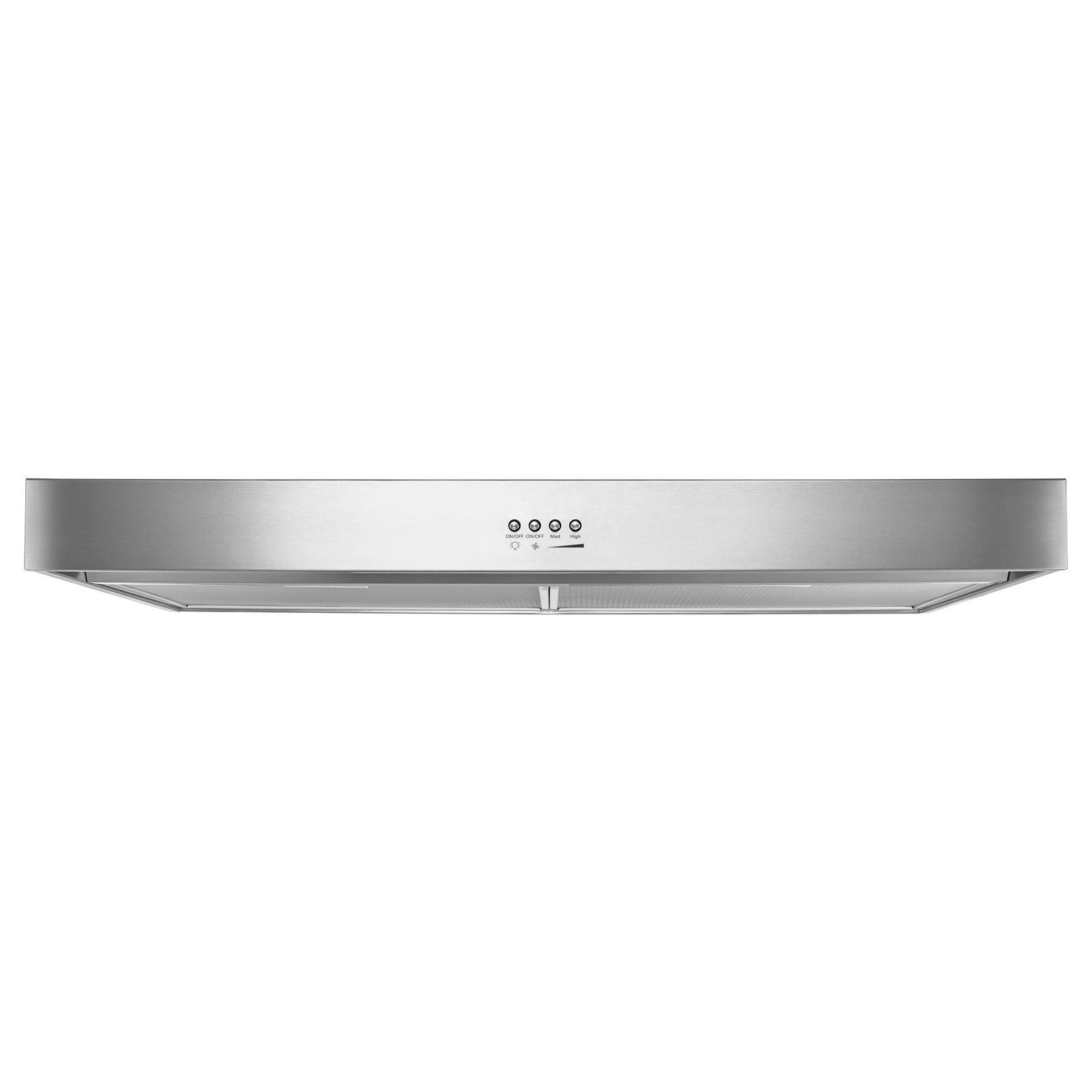 Whirlpool Stainless Steel 24" 265 CFM Under-the-Cabinet Range Hood with Dishwasher-Safe Full-Width Grease Filters - WVU37UC4FS