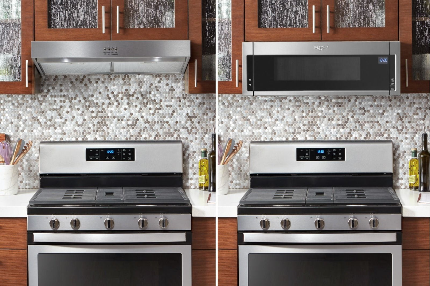Whirlpool Stainless Steel 30" 265 CFM Under-the-Cabinet Range Hood with Dishwasher Safe Full-Width Grease Filter - WVU37UC0FS