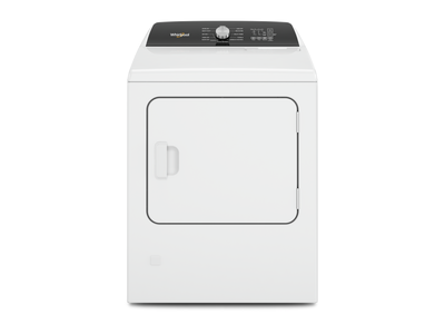 Whirlpool White Front Load Steam Gas Dryer with Moisture Sensing (7.0 Cu.Ft) - WGD5050LW