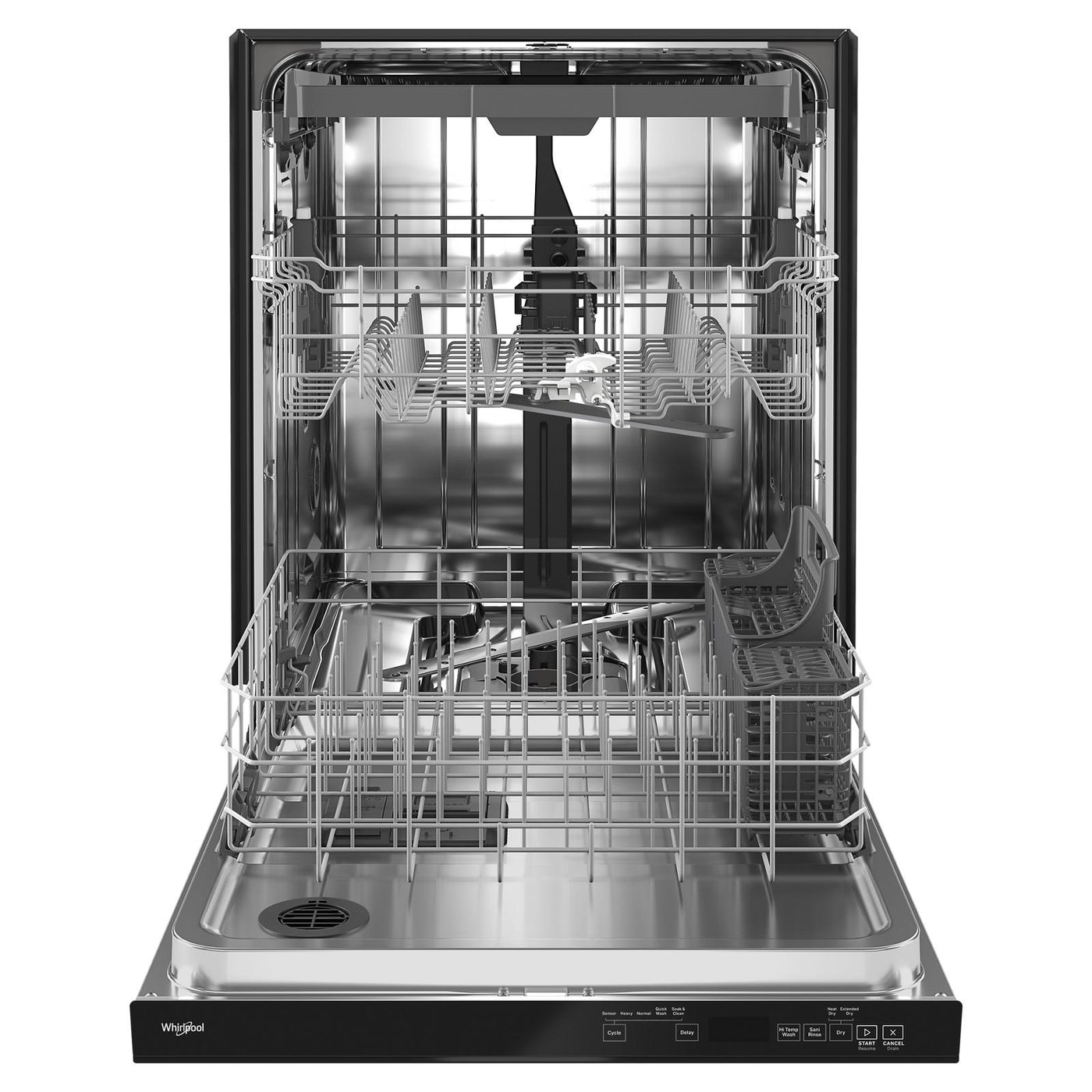 Black dishwasher online with 3rd rack