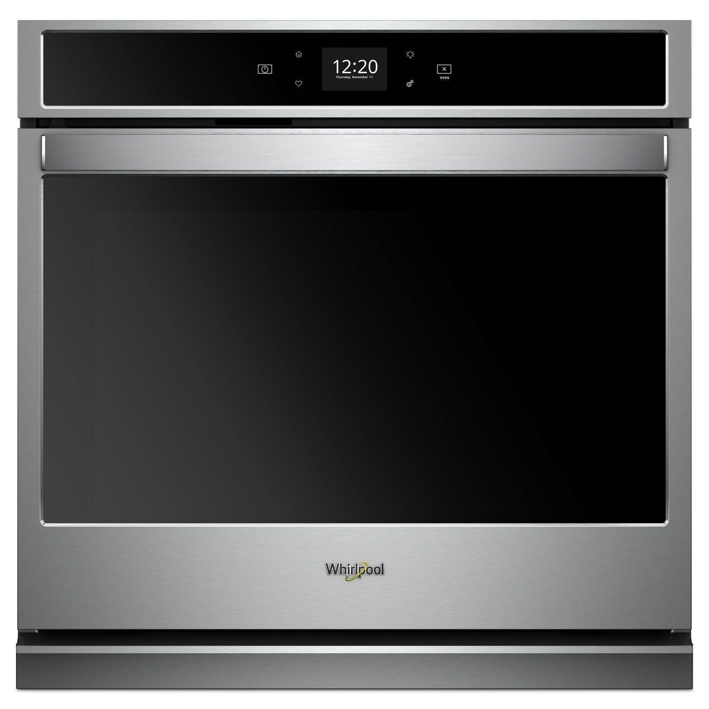 Whirlpool Stainless Steel Smart Electric Single Wall Oven (5.0 Cu. Ft.) - WOS51EC0HS