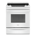 Whirlpool White Electric Range with Frozen Bake Technology (4.8 Cu.Ft) - YWEE515S0LW