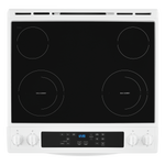 Whirlpool White Electric Range with Frozen Bake Technology (4.8 Cu.Ft) - YWEE515S0LW