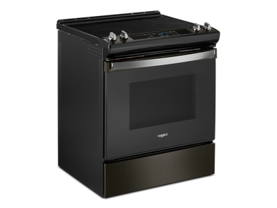 Whirlpool Black Stainless Electric Range with Frozen Bake Technology (4.8 Cu.Ft) - YWEE515S0LV