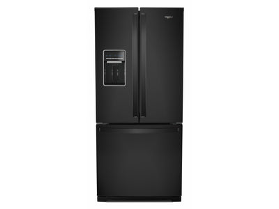 Whirlpool Black French Door Refrigerator (20 Cu. Ft.) - WRF560SEHB