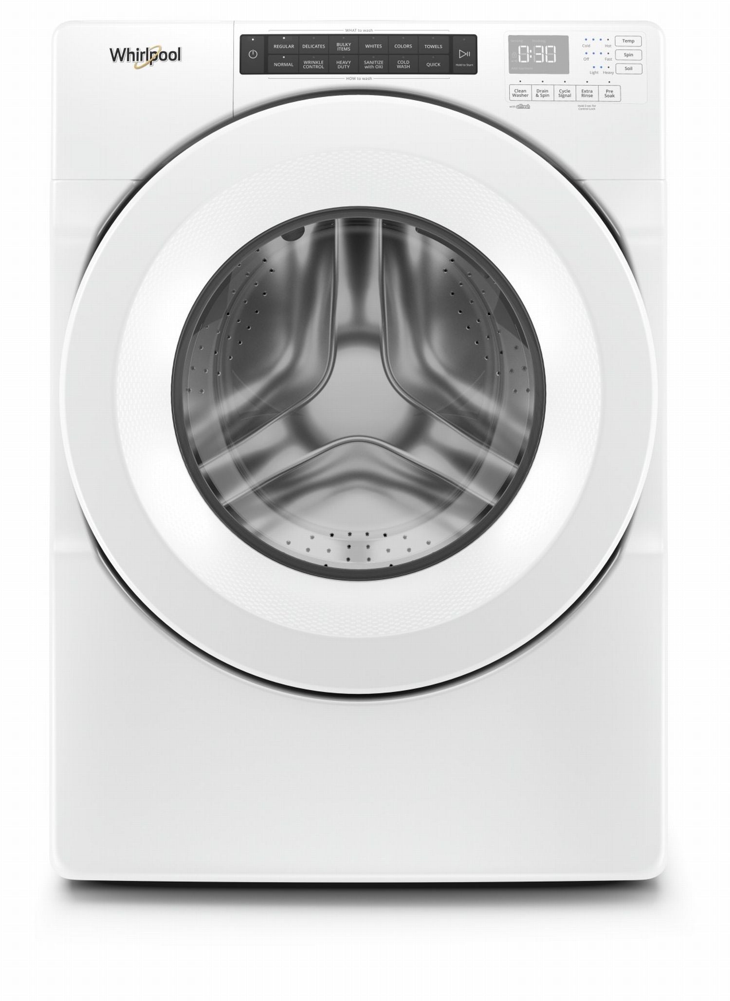 Whirlpool White Front Load Washer (5 Cu. Ft.) - WFW560CHW