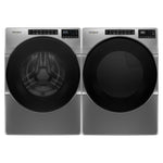Whirlpool Chrome Shadow Front-Load Washer (5.2 cu. ft) & Electric Dryer (7.4 cu. ft.) - WFW5605MC/YWED5605MC
