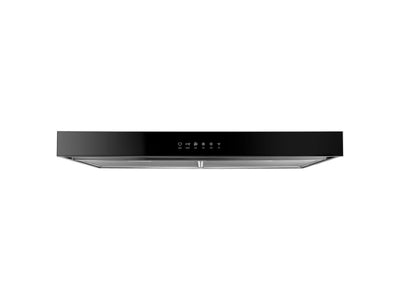 Whirlpool Black Glass 30" Under-the-Cabinet Range Hood with Boost Function - WVU57UC0FS