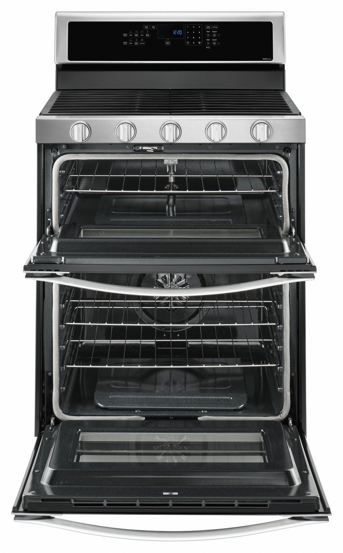 Whirlpool Stainless Steel Double Oven Gas Range (6.0 Cu. Ft