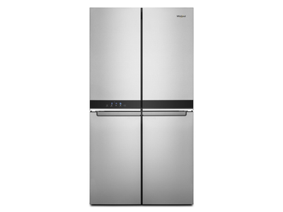 Whirlpool Fingerprint Resistant Metallic Steel French 4 Door Refrigerator (19.4 cu.ft.) - WRQA59CNKZ