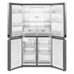 Whirlpool Fingerprint Resistant Metallic Steel French 4 Door Refrigerator (19.4 cu.ft.) - WRQA59CNKZ