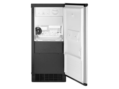 Whirlpool Fingerprint Resistant Stainless Steel Icemaker (25 lbs) - WUI75X15HZ