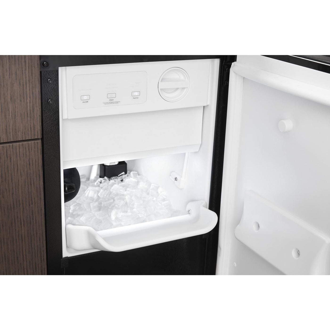Whirlpool Fingerprint Resistant Stainless Steel Icemaker (25 lbs) - WUI75X15HZ