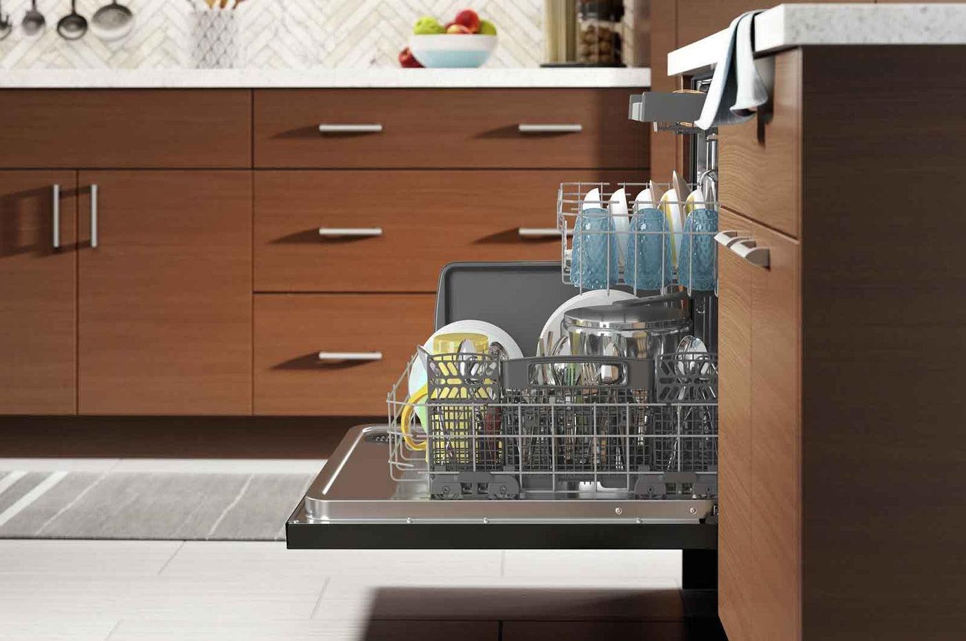 Whirlpool 24" Black Stainless Dishwasher with 3rd Rack (47 dBA) - WDT750SAKV