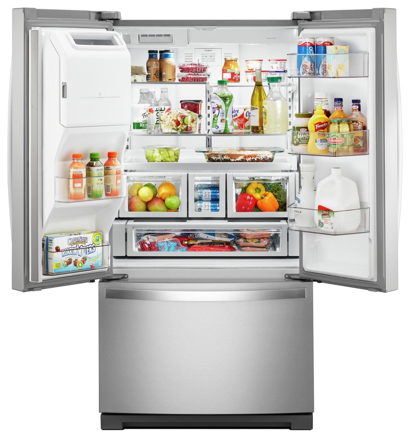 Whirlpool Fingerprint Resistant Stainless Steel French Door Refrigerator (27 Cu. Ft.) - WRF767SDHZ