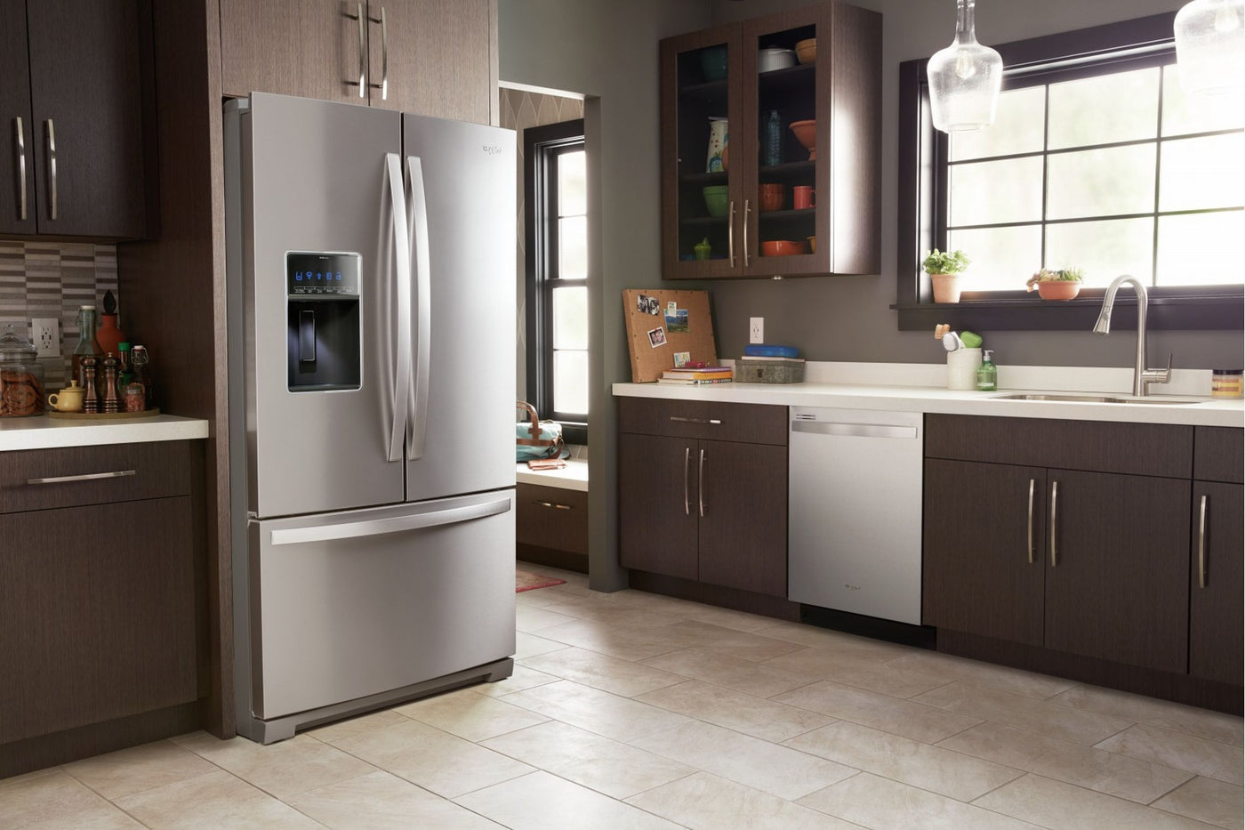 Whirlpool Fingerprint Resistant Stainless Steel French Door Refrigerator (27 Cu. Ft.) - WRF767SDHZ