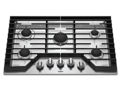 Whirlpool Stainless Steel Gas Cooktop - WCG77US0HS