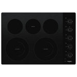Whirlpool Black 30" Electric Cooktop - WCE77US0HB