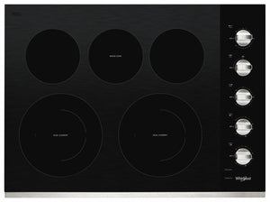 Whirlpool Stainless 30" Steel Electric Cooktop - WCE77US0HS