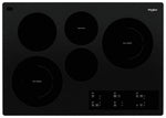 Whirlpool Black 30" Smart Electric Cooktop - WCE97US0HB