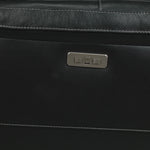 Stallion Leather Dual Power Reclining Sofa - Midnight Black