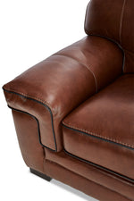 Stampede Leather Sofa - Cognac